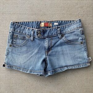 Y2K Old Navy Light Blue Denim Jean Shorts Grunge 2000s